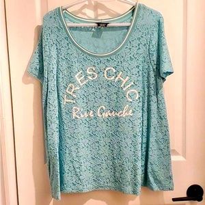 Addition elle Tres chic 3xl slight crop top